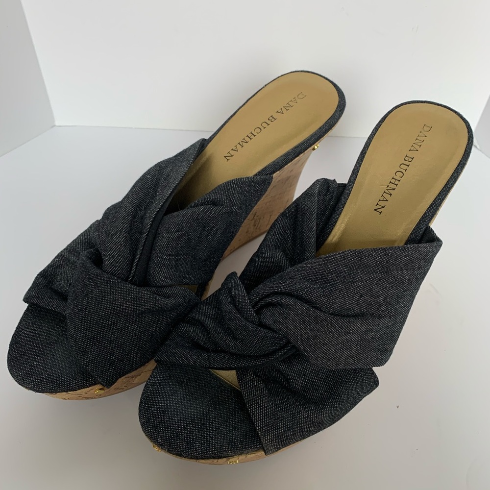 DANA BUCHMAN Wedge Sandals Size 7 - Picture 2 of 8